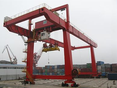50 Ton MobilePortal Double Girder Container Gantry Crane cijena
